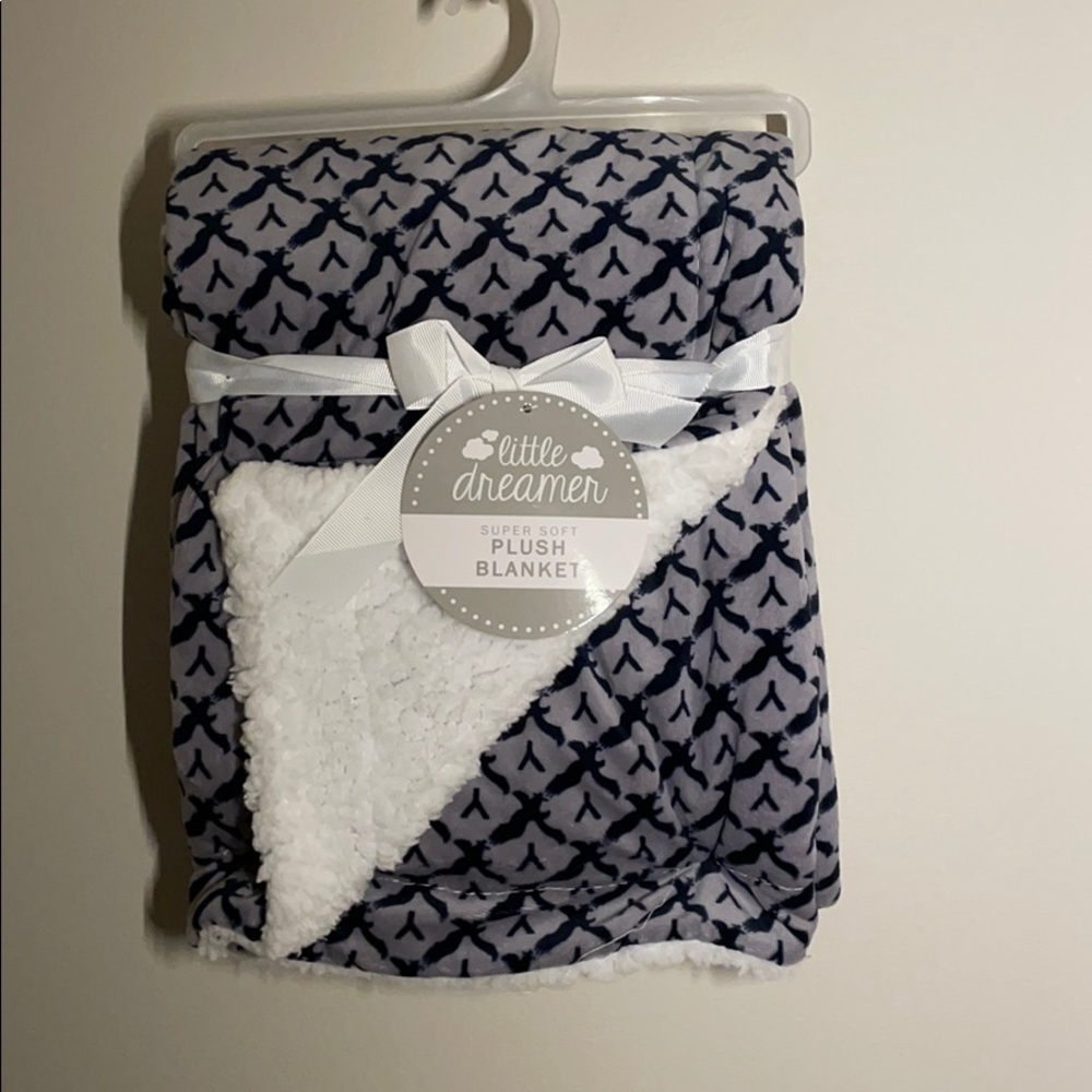 Plush baby blanket: Eagles